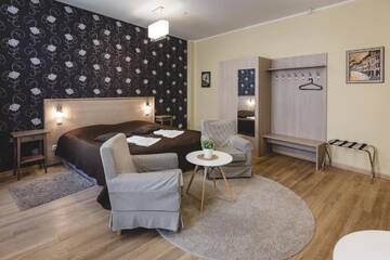 Фото номера Апартаменты-студио с балконом Апартаменты Riga Lux Apartments - Ernesta, Free parking г. Рига 27