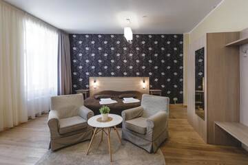 Фото номера Апартаменты-студио с балконом Апартаменты Riga Lux Apartments - Ernesta, Free parking г. Рига 28