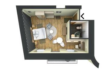 Фото номера Апартаменты-студио с балконом Апартаменты Riga Lux Apartments - Ernesta, Free parking г. Рига 29