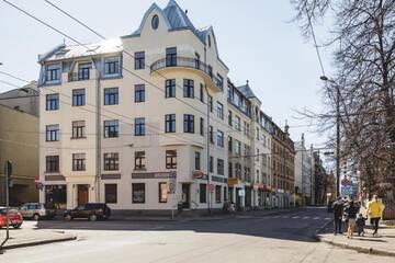 Фото номера Апартаменты-студио с балконом Апартаменты Riga Lux Apartments - Ernesta, Free parking г. Рига 10