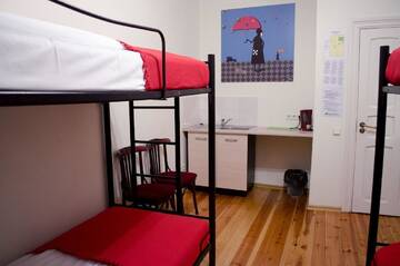 Фото номера Общий 4-местный номер Хостелы Red Nose Hostel г. Рига 4