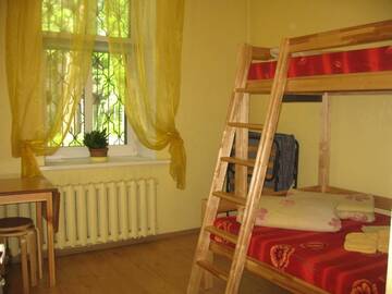 Фото номера Трехместный номер с общей ванной комнатой Хостелы Central Park Hostel г. Рига 25