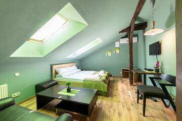 Фото номера Полулюкс с доступом в боулинг Отель Spare Hotel and Bowling г. Рига 5
