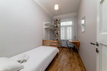 Фото номера Одноместный номер с общей ванной комнатой Хостелы Green Cat Rooms г. Рига 2