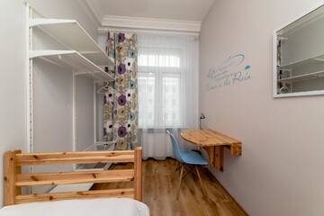 Фото номера Одноместный номер с общей ванной комнатой Хостелы Green Cat Rooms г. Рига 5