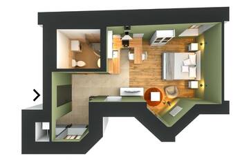 Фото номера Апартаменты-студио Апарт-отели Riga Lux Apartments - Skolas, free parking г. Рига 18