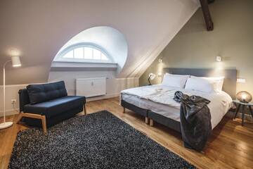 Фото номера Апартаменты-лофт с 1 спальней Апарт-отели Riga Lux Apartments - Skolas, free parking г. Рига 7