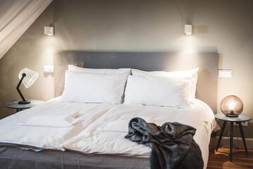 Фото номера Апартаменты-лофт с 1 спальней Апарт-отели Riga Lux Apartments - Skolas, free parking г. Рига 9