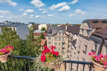 Фото номера Апартаменты в пентхаусе с 2 спальнями и террасой Апарт-отели Riga Lux Apartments - Skolas, free parking г. Рига 6