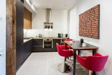 Фото номера Апартаменты в пентхаусе с 2 спальнями и террасой Апарт-отели Riga Lux Apartments - Skolas, free parking г. Рига 5