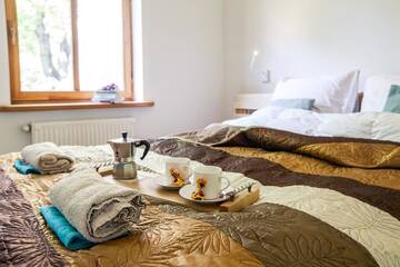Фото номера Дом с 4 спальнями Дома для отпуска Wooden House near City center г. Рига 8