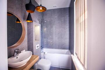 Фото номера Апартаменты с 2 спальнями - первый этаж Дома для отпуска Wooden House near City center г. Рига 56
