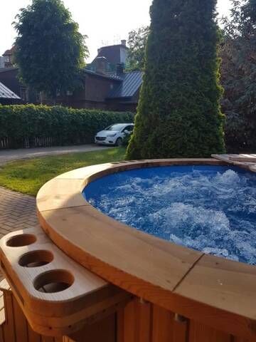 Фото номера Апартаменты с 2 спальнями - первый этаж Дома для отпуска Wooden House near City center г. Рига 36