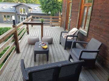 Фото номера Апартаменты с 2 спальнями - 3 этаж Дома для отпуска Wooden House near City center г. Рига 9