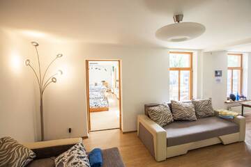 Фото номера Апартаменты с 2 спальнями - 3 этаж Дома для отпуска Wooden House near City center г. Рига 16