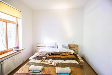 Фото номера Апартаменты с 2 спальнями - первый этаж Дома для отпуска Wooden House near City center г. Рига 52