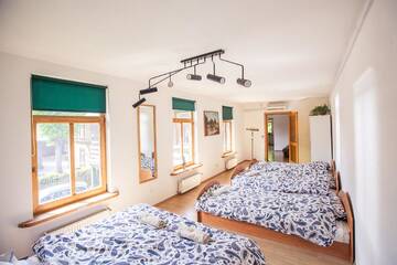 Фото номера Апартаменты с 2 спальнями - 3 этаж Дома для отпуска Wooden House near City center г. Рига 17